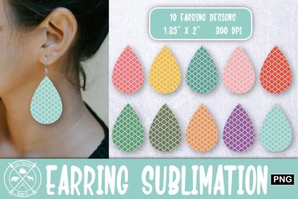 Download Arabesque Earrings Sublimation|Earrings - Arabesque Collection