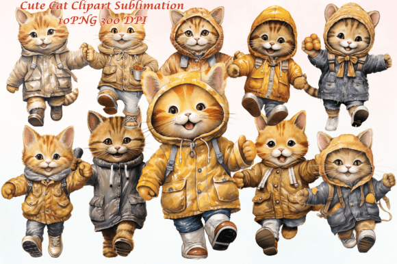 Download Autumn Cat Water Color - Premium Resources