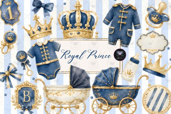 Download Royal Little Prince Baby Shower - Premium Resources