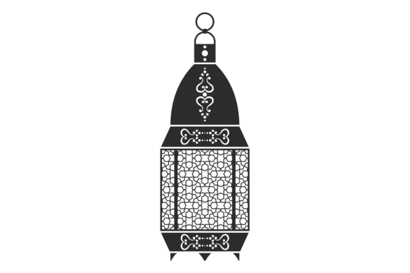 Download Lantern with Black Arabesque Ornament. I - Arabesque Collection