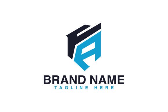 Download Letter FA Premium Geometric Logo Design. - Geometric logo Collection