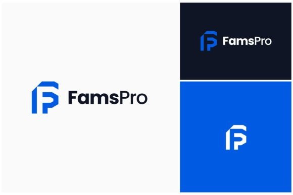 Download Letter FP Monogram Geometric Logo - Geometric logo Collection
